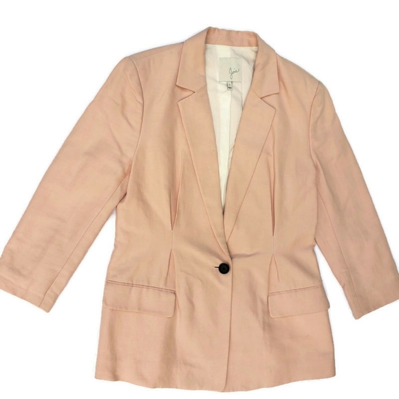Joie Lian Washed Rose Blazer Size 6 - Picture 1 of 9